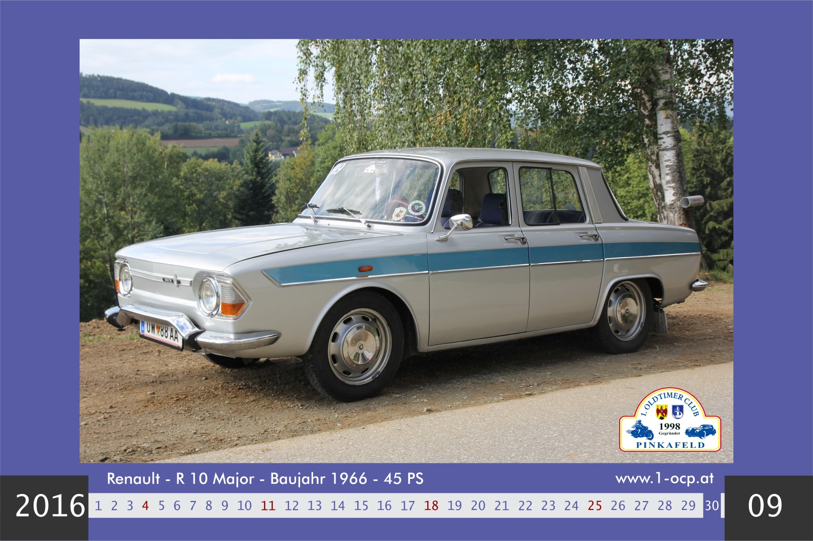 Oldtimerkalender 2016